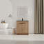 Meuble-lavabo autoportant avec lavabo en céramique