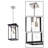 Zetha 3 - Light Square/Rectangle Pendant