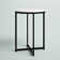 Hampstead Collection End Table - Modern Laminate Accent Table with Crisscross Frame