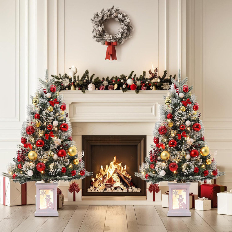 3' H Lighted Artificial Christmas Tree