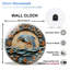 Horloge murale 12 po Dolphin
