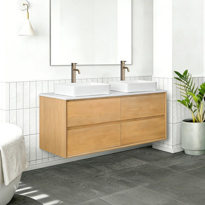 Ensemble de meuble-lavabo mural 60 po 60 po