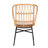 21.7" W Rattan Papasan Chair