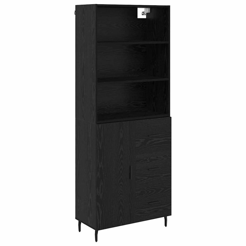 69.5cm Sideboard, Black Oak