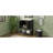 24 Inch Modern Luxury Bathroom Vanity With Ceramic Sink, Bathroom Cabinet With Open Shelf And Closed Storage-1152271574