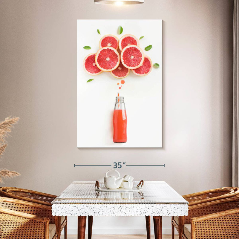 Yarlin Fresh Grapefruit Juice, 51" H x 34" W
