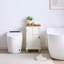Armoire de plancher 27 po, armoire à serviettes, armoire de rangement rétro avec portes et tablette réglable 27 po-1002214891