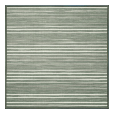 Tapis vert à rayures horizontales lavable à la machine