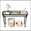 Miroir console rétro vintage grain de bois processus magnifique et noble pour le vestibule, la table de canapé, le salon