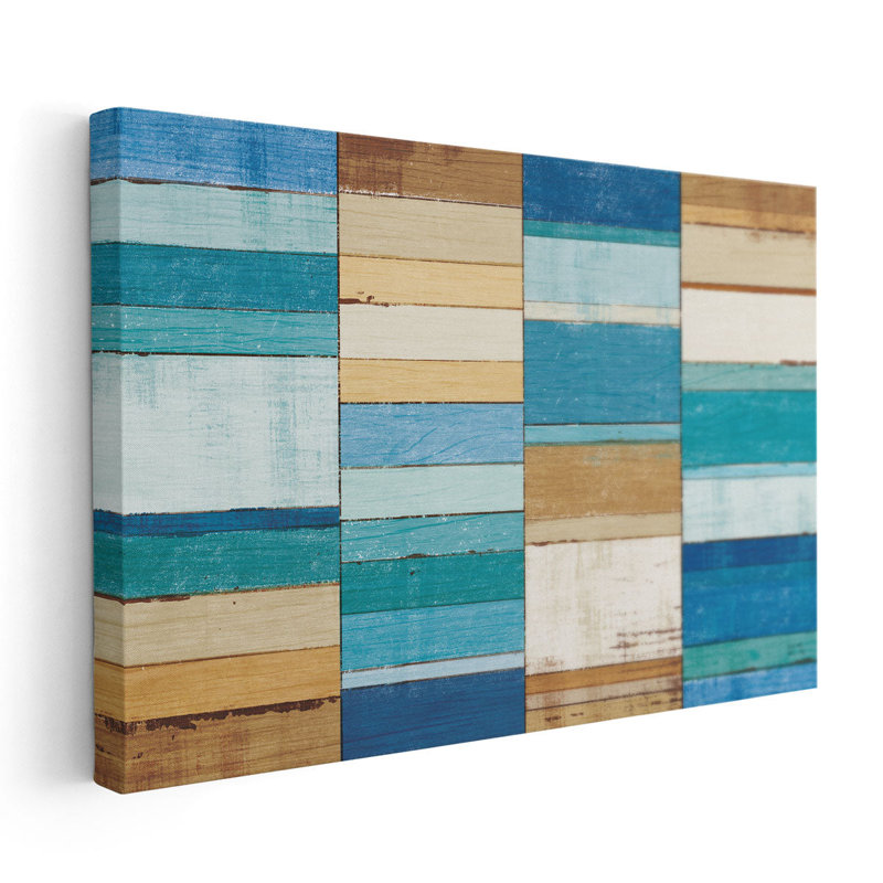 «Beachscape I», reproduction d'art sur toile, H 20 po x l 30 po
