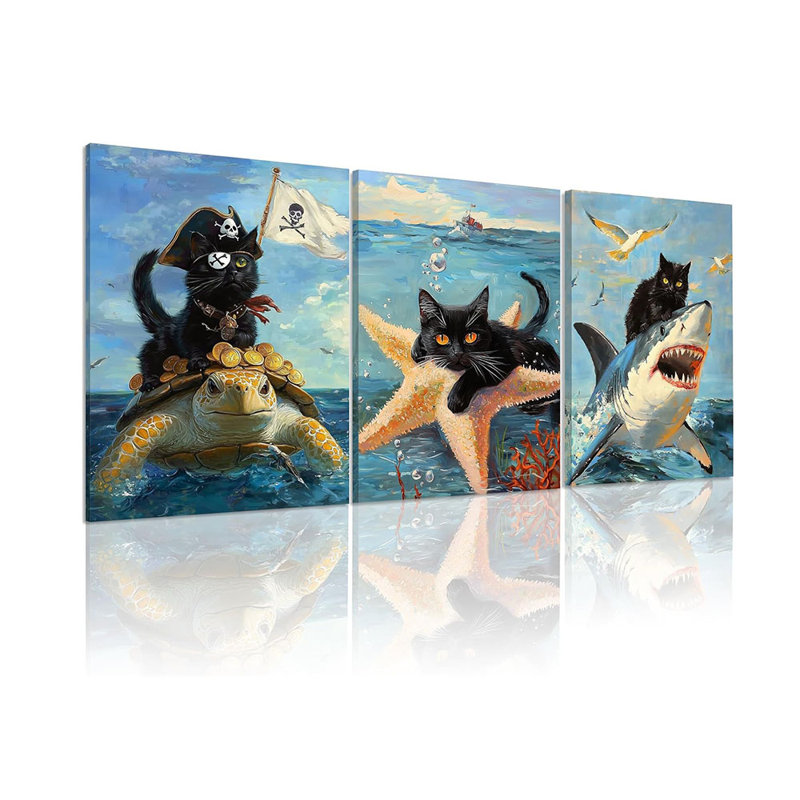 3 Piece Wrapped Canvas Print