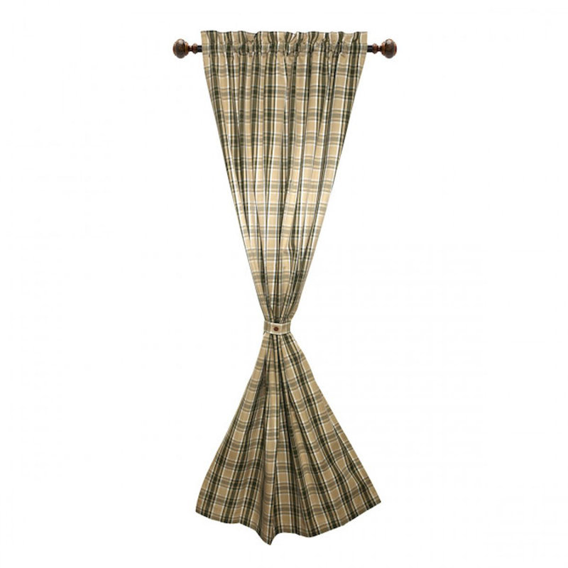 Krenare Cotton Semi Sheer Curtain Single Panel