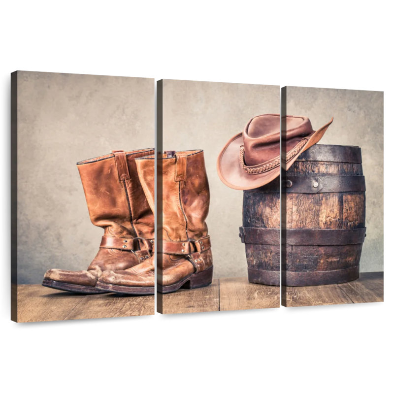 Lelar Western Cowboy Style, 32" H x 50" W