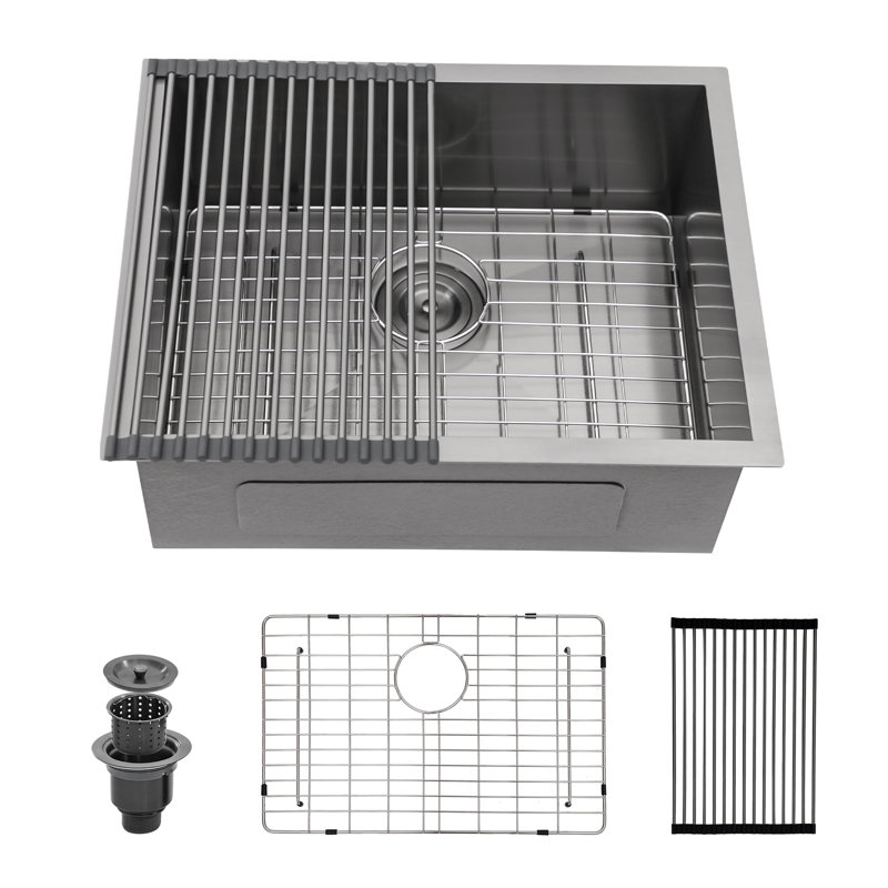 Évier de cuisine encastrable L 23 po x l 18 po