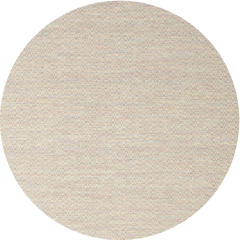 Tapis gris zone contemporaine Sandisfield, Rond 8 pi x 8 pi