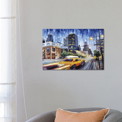 14th & Grand 1 Piece Wrapped Canvas Wall Art