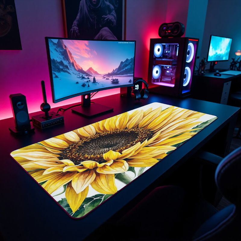 Polyester Desk Pad, 23.6x13.8