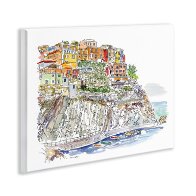 Plaque murale Wanderlust, bord de mer, par Tim Coffey
