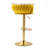 Christal Swivel Upholstered Adjustable Height Counter Stool-93480938-90489183