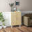 Bernerd Accent Cabinet with 2 Rattan Doors, Buffet Sideboard Cabinet with Adjustable Shelves-839956065