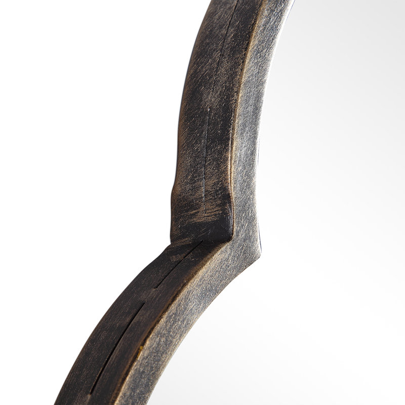 Ateeqa Iron Arch Mirror, Dark Bronze