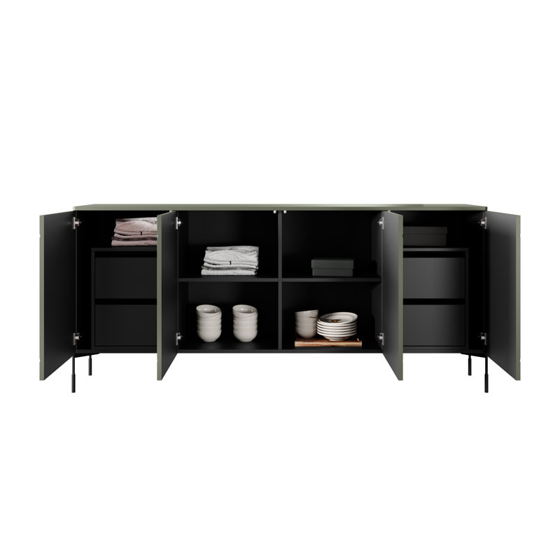 Mekih 204cm Sideboard, Olive