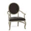Oakland Upholstered King Louis Back Arm Chair-1924215283-1924188350