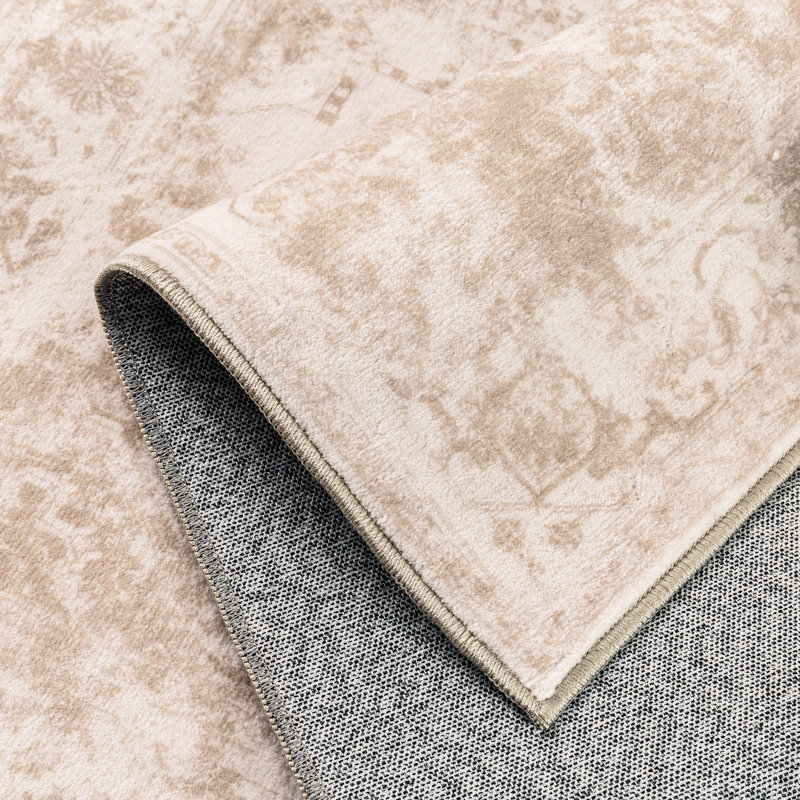 Tapis beige Cora, Rectangle 8 pi 6 po x 11 pi 6 po, Beige