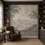 Papier peint pastoral paysage décoratif mural rétro amovible-1191159330-1191159331
