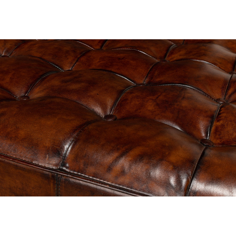 Vintage Upholstered Ottoman