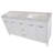 Ferree 60.5'' Double Bathroom Vanity with Cultured Marble Top