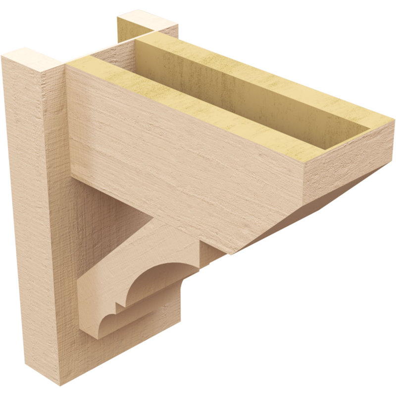 Bois de cèdre brut Balboa Slat, H 12 po x l 6 po x P 12 po