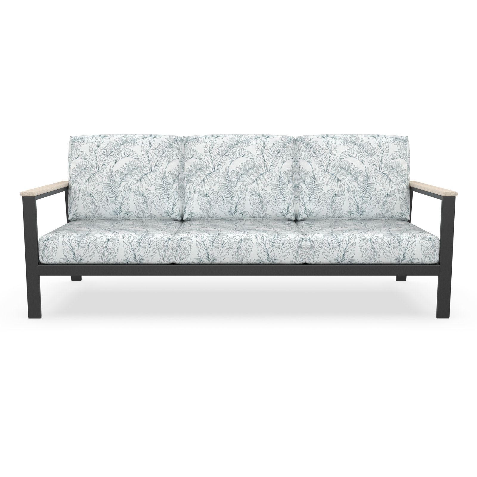 Townsend 80" Sunbrella® Patio Sofa, Sunbrella® Calm Laurel, Yes, Seashell
