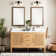 60" Ayanna Double Bathroom Vanity Set with Rectangular Undermount Sinks