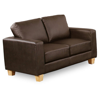 Peyton Faux Leather Loveseat