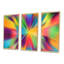 «Bright and Colorful Radial Rays», impression sur toile flottante 3 pièces-1027840904-1027840906