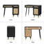 Bureau de coiffeuse avec tiroirs et rangement Rautiola