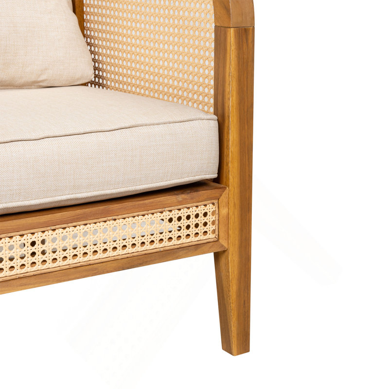 Chaise avec accoudoirs de patio Kirkby