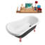1549.4mm x 701mm Soaking Acrylic Bathtub-1570245558-1570245554