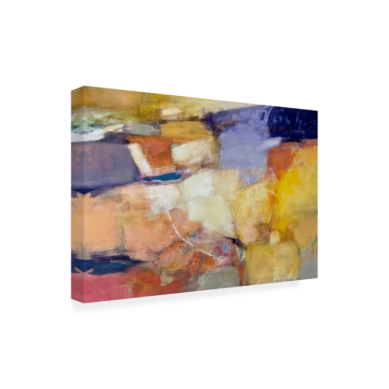 Art sur toile noir, Julia Purinton, H 12 po x l 19 po