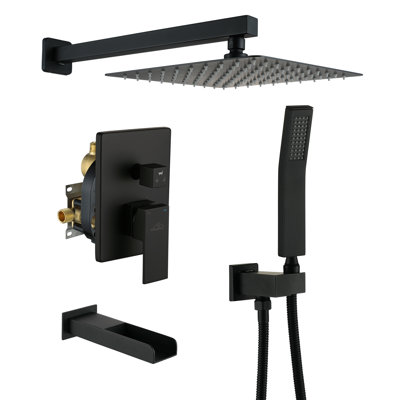 Pressure-Balanced (Temperature And Volume) All-In-One Kit with Rough in-Valve