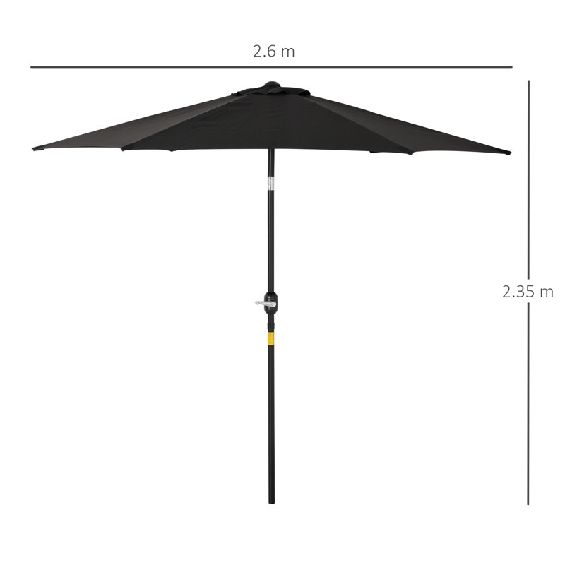 Lamson 2.6m Traditional Parasol