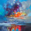 « arisaig orange », impression sur toile-21468472-74545924-74545919