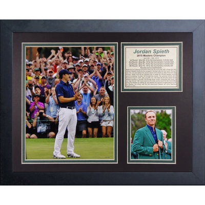 Souvenirs encadrée spieth 2015 masters de jordanie