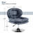 Swivel Accent Chair with Height Adjustment, Upholstered Desk Chair-90989934