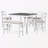 6 - Person Pedestal Base Dining Set-1529060204-1529060202-1529060205
