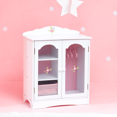 Olivia's Little World Princess Doll Fancy Closet with 3 Hangers