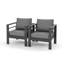 Ensemble de 2 chaises de patio en aluminium avec coussin (ensemble de 2)-106035416-106035417