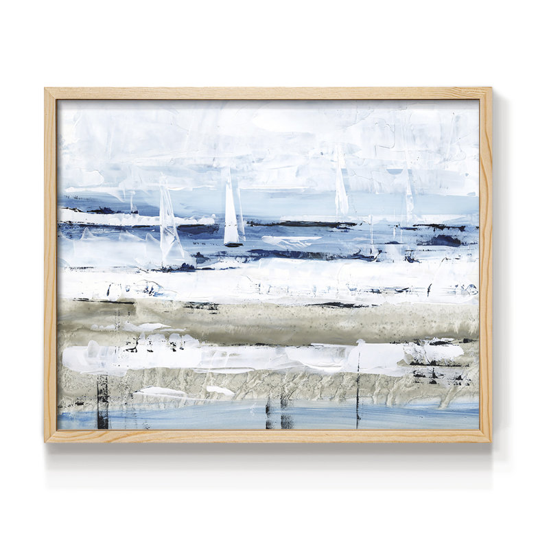 «Sea Gaze I», reproduction encadrée, Naturel, H 11 po x l 14 po