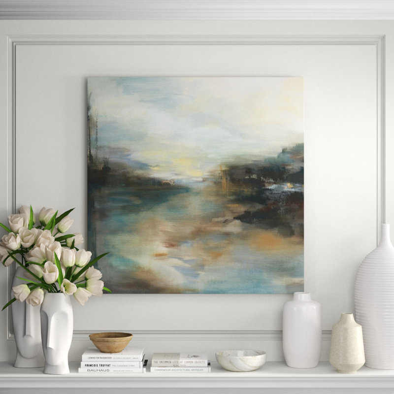 7:00 AM Print by Beverly Fuller, 47" H x 47" W